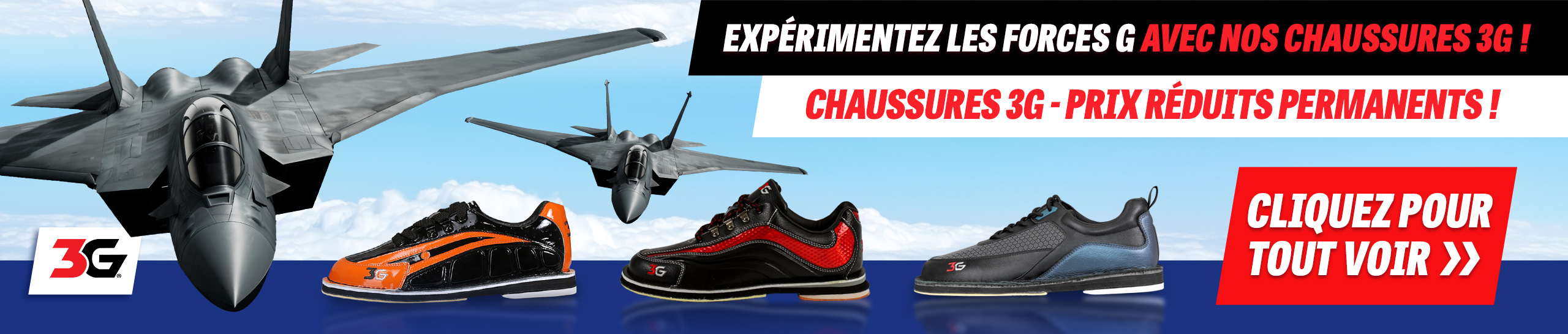 3-G Force Bowling Shoes 