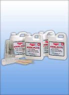 MASTER KWIK-PLUG KIT (COMPOUND & HARDENER)  - 1 GALLON - BLACK