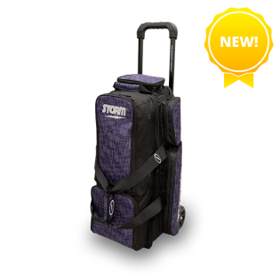 R/T 3-BALL ABSTRACT PRPL/BLACK