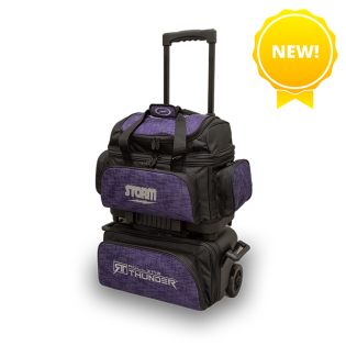 R/T 4-BALL ABSTRACT PRPL/BLACK