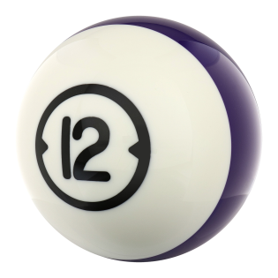 BILLIARD HOUSEBALL 12 LBS DRILLED