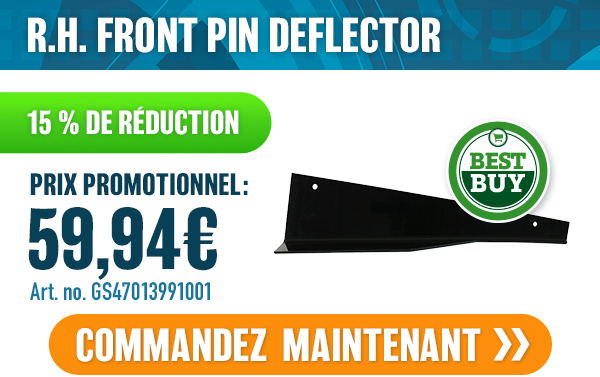 R.H. FRONT PIN DEFLECTOR