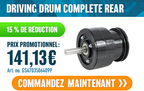DRIVING DRUM COMPLETE REAR