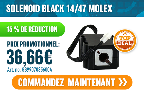 SOLENOID BLACK 14/47 MOLEX SOLENOID BLACK 14/47 MOLEX