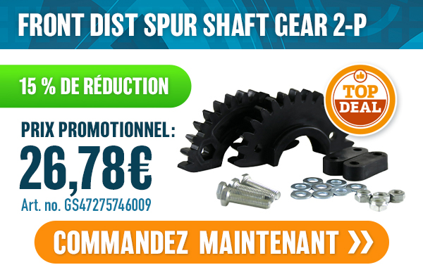 FRONT DIST SPUR SHAFT GEAR 2-P FRONT DIST SPUR SHAFT GEAR 2-P