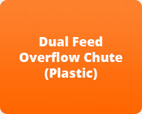 Dual Feed Overflow Chute (Plastic)