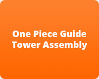One Piece Guide Tower Assembly